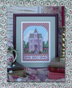 "Home Sweet Home" - Pattern # XS20 - This confectionary Second Empire Victorian house is located on the corner of Main Street and Pleasant Avenue in Dreamville, USA. It’s just waiting for you to come in, windup the Victrola, and sip a relaxing cup of tea while reclining on the fainting couch in the parlor. Then reality hits – “what do you mean you’re tired of leftovers!” I told you it was DREAMville, USA.